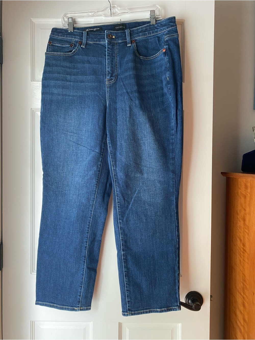 Talbots Modern Ankle Jean Curvy, Straight Leg, women’s 14W
